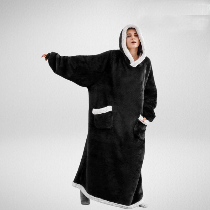 Draagbare oversized deken hoodie | Warm & Knus Snuggle Wear