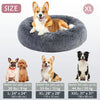 Kalmerende Donut Huisdierenmand | Wasbare Kunstbont Honden & Katten Mand