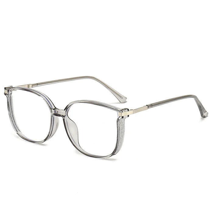 Large Frame Reading Glasses for Women | Metal Detail Fashion Glasses