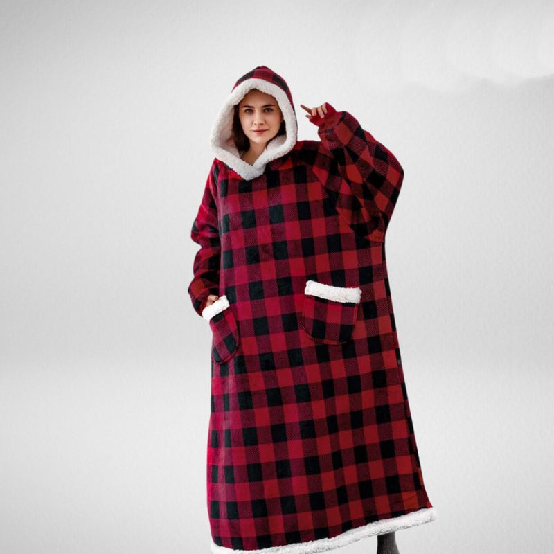 Draagbare oversized deken hoodie | Warm & Knus Snuggle Wear