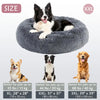 Kalmerende Donut Huisdierenmand | Wasbare Kunstbont Honden & Katten Mand