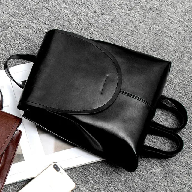 Women's Vegan Leather Backpack | Versatile Daypack for Work & Travel