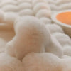 Dubbelzijdige fleecedeken Bunny | effen knuffel voor dutjes en warmte