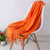 Lange Sjaal | Oversized Wikkel met Franjes