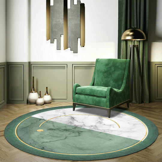 Round Rug | Non-slip Carpet for Living Room Decoration