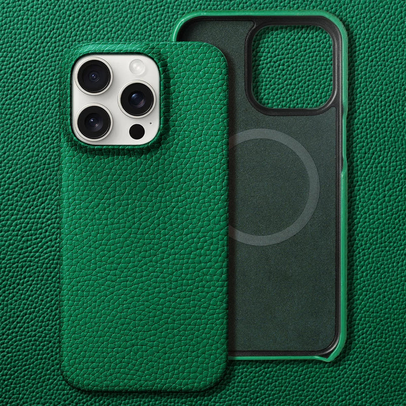 Oranje Getextureerd iPhone Hoesje | Volledige Dekking Telefoonschaal