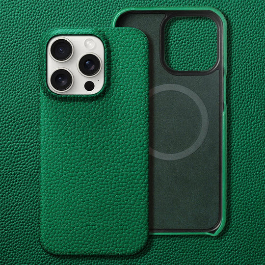 Oranje Getextureerd iPhone Hoesje | Volledige Dekking Telefoonschaal