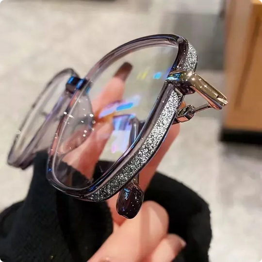 Large Frame Reading Glasses for Women | Metal Detail Fashion Glasses