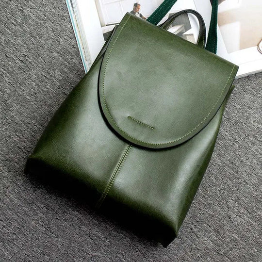 Women's Vegan Leather Backpack | Versatile Daypack for Work & Travel