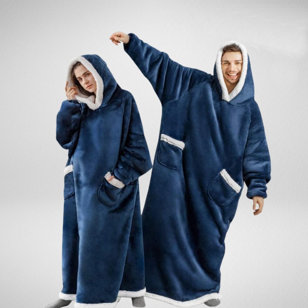 Draagbare oversized deken hoodie | Warm & Knus Snuggle Wear