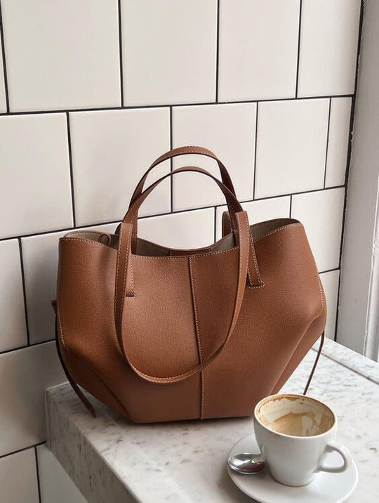 Borsa vintage da donna | ampia borsa a tracolla