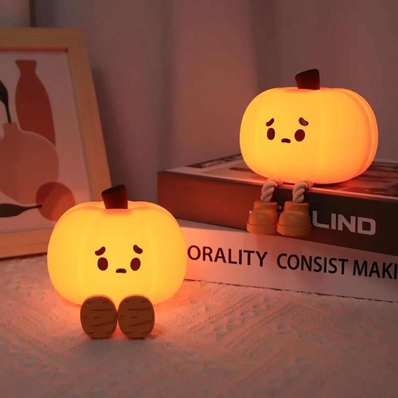 Schattig Pompoen Nachtlampje | Halloween