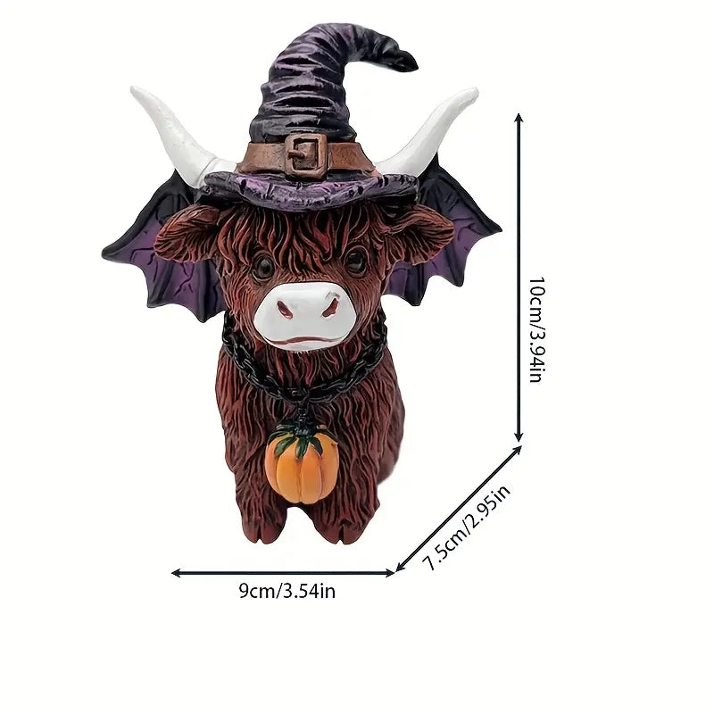 Heks Koe Ornament Decor | Halloween