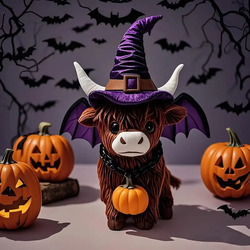 Heks Koe Ornament Decor | Halloween