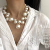 Parelketting voor dames | Grote Statement Kralen Choker