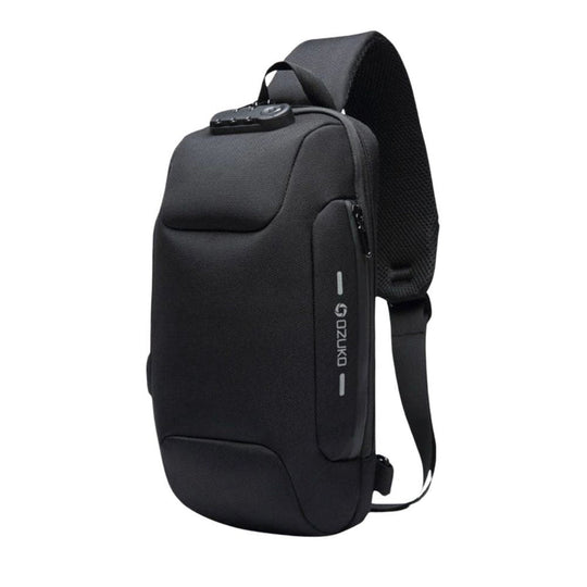 Anti-Diefstal Crossbody Tas | USB Oplaadpoort Veiligheids Sling Rugzak