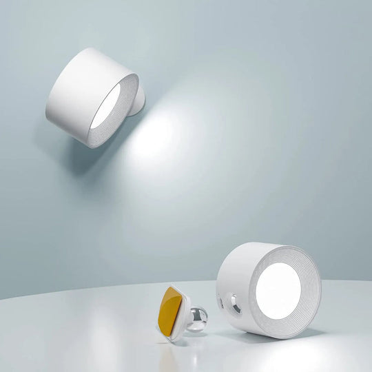 Draadloze Wandlamp | Zelfklevende Oplaadbare Lamp met Verstelbare Kop