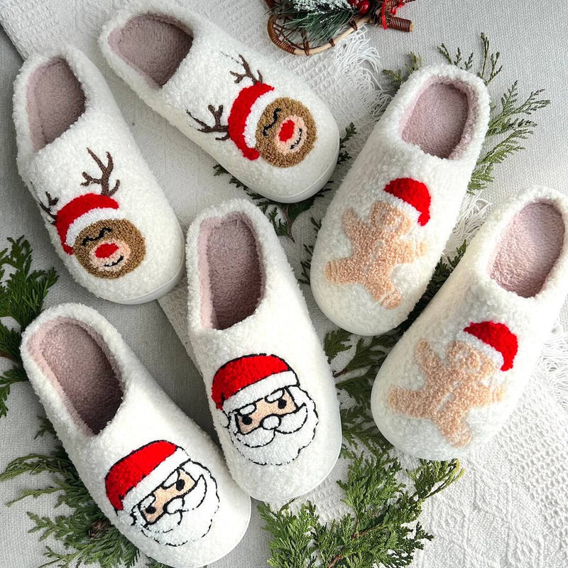 Kerst Thema Pantoffels | Warme Feestdagen Binnen Huisschoenen