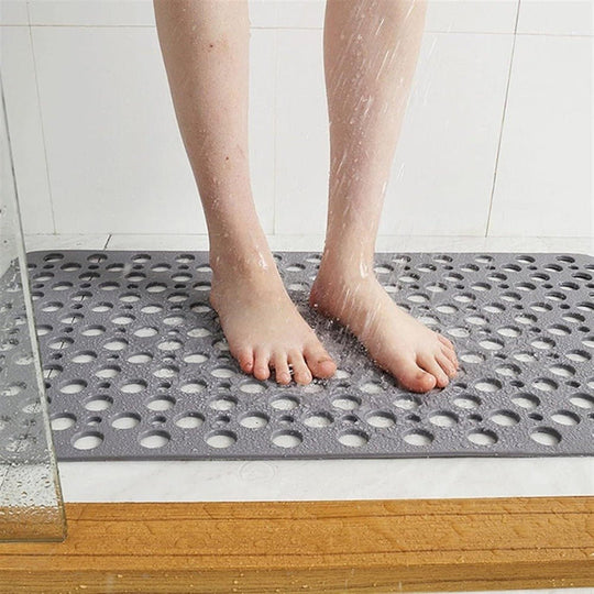 Tappetino antiscivolo per doccia | Tappetino da bagno ad asciugatura rapida con ventose