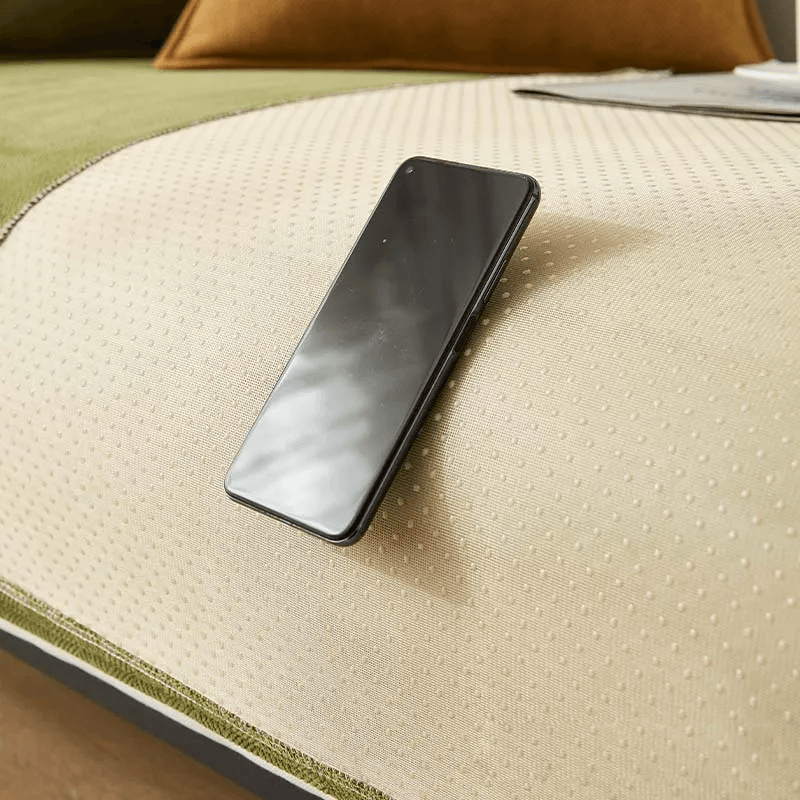 Antislip Bench Cover | Fleece Couch Cover with Anti-Slip Bottom