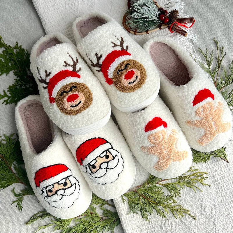 Kerst Thema Pantoffels | Warme Feestdagen Binnen Huisschoenen