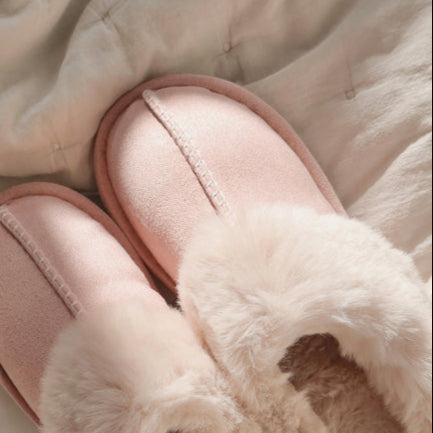 Warme Winter Muiltjes | Imitatiebont Gevoerde Pantoffels