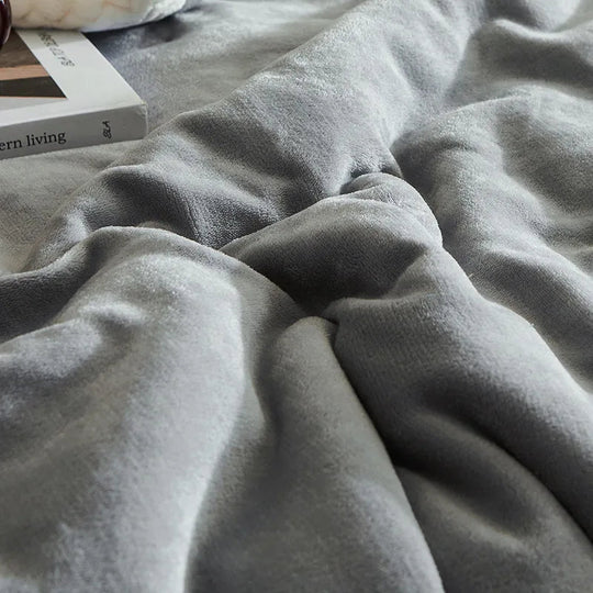 Pluche Winter Fleece Deken | Warme Omkeerbare Plaid