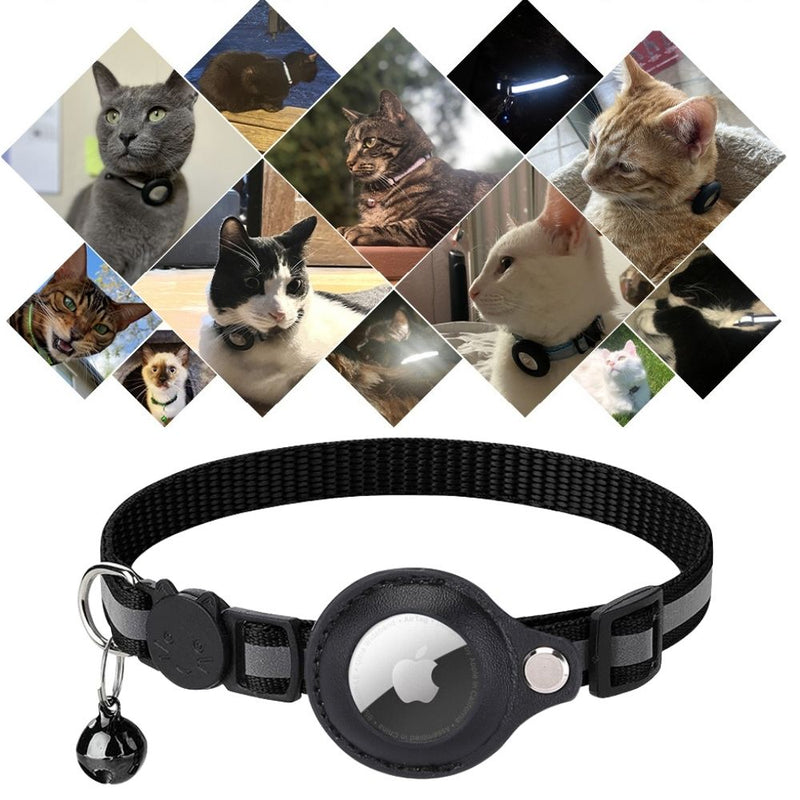 Kat GPS Tracker Halsband | Reflecterende Veiligheid Snelsluiting Huisdier Nekband
