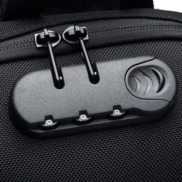Anti-Diefstal Crossbody Tas | USB Oplaadpoort Veiligheids Sling Rugzak