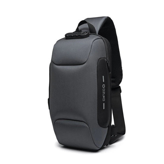 Anti-Diefstal Crossbody Tas | USB Oplaadpoort Veiligheids Sling Rugzak