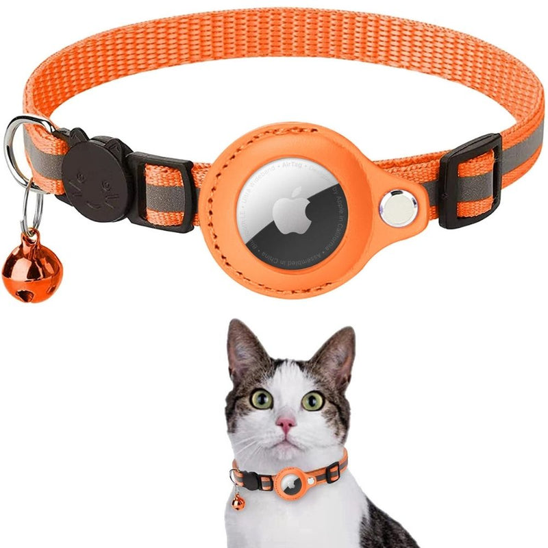 Kat GPS Tracker Halsband | Reflecterende Veiligheid Snelsluiting Huisdier Nekband
