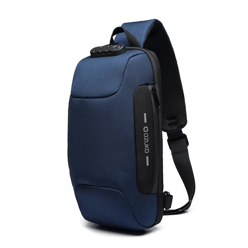 Anti-Diefstal Crossbody Tas | USB Oplaadpoort Veiligheids Sling Rugzak
