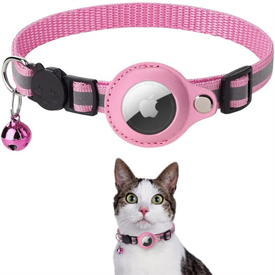 Kat GPS Tracker Halsband | Reflecterende Veiligheid Snelsluiting Huisdier Nekband