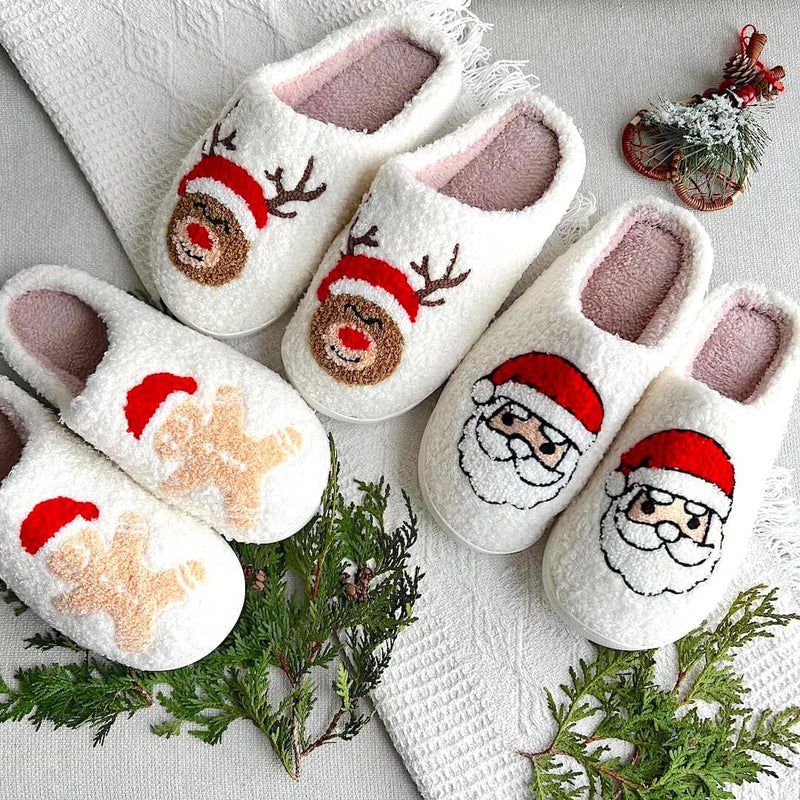 Kerst Thema Pantoffels | Warme Feestdagen Binnen Huisschoenen