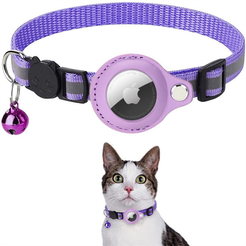 Kat GPS Tracker Halsband | Reflecterende Veiligheid Snelsluiting Huisdier Nekband