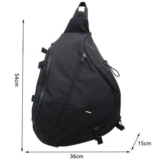 Minimalist Nylon Sling Bag for Men | Chest Bag with Single Strap