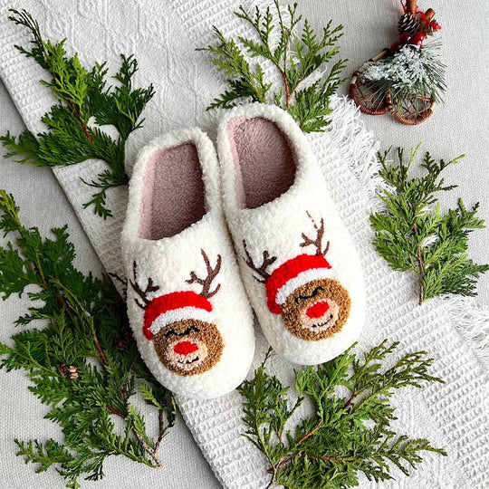 Kerst Thema Pantoffels | Warme Feestdagen Binnen Huisschoenen