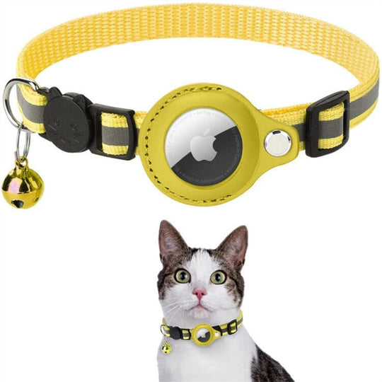 Kat GPS Tracker Halsband | Reflecterende Veiligheid Snelsluiting Huisdier Nekband