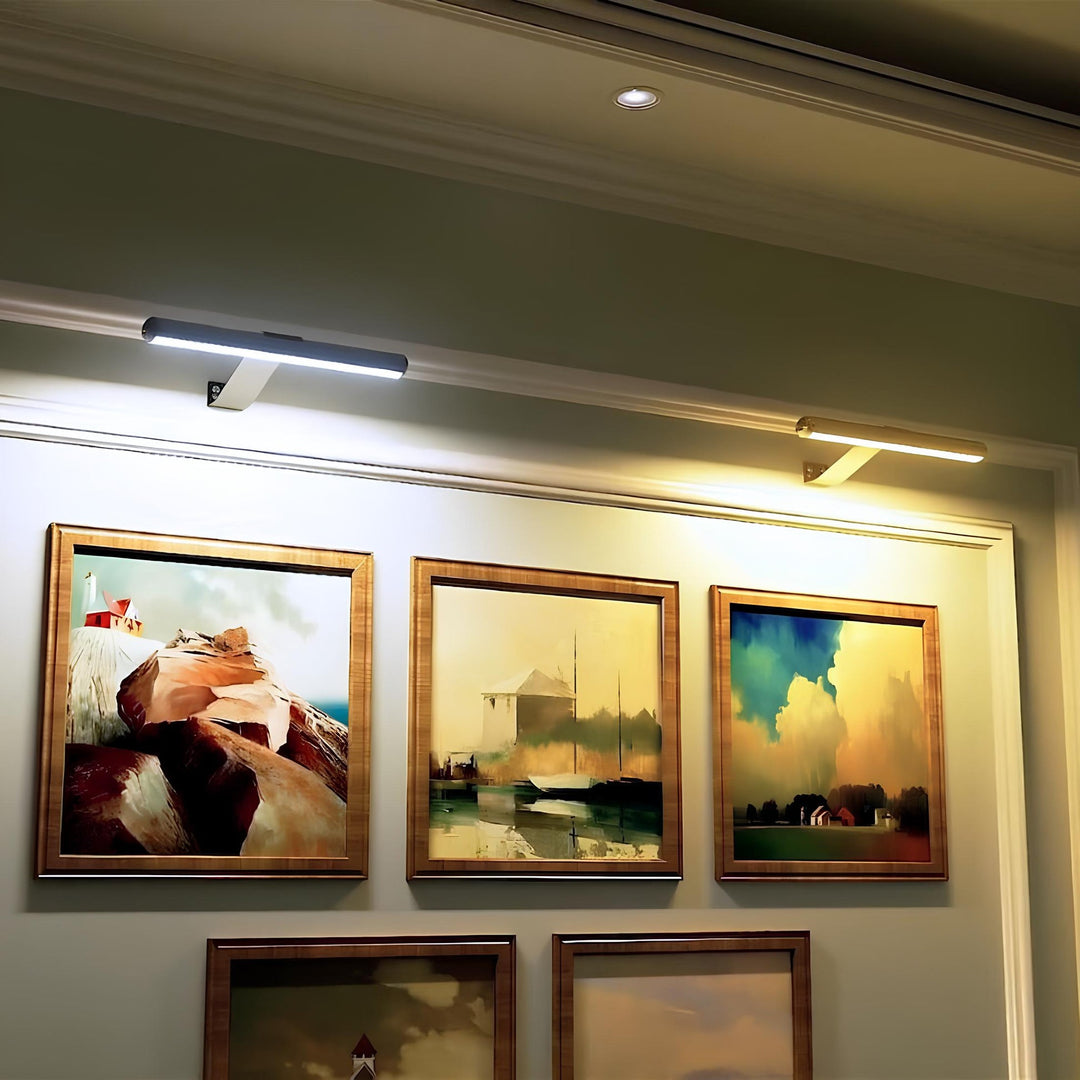 Draadloze Oplaadbare Schilderijlamp | Snoerloze Wandverlichting voor Kunst