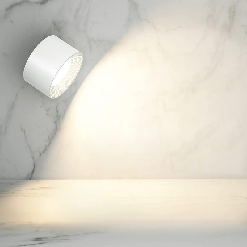 Draadloze Wandlamp | Zelfklevende Oplaadbare Lamp met Verstelbare Kop