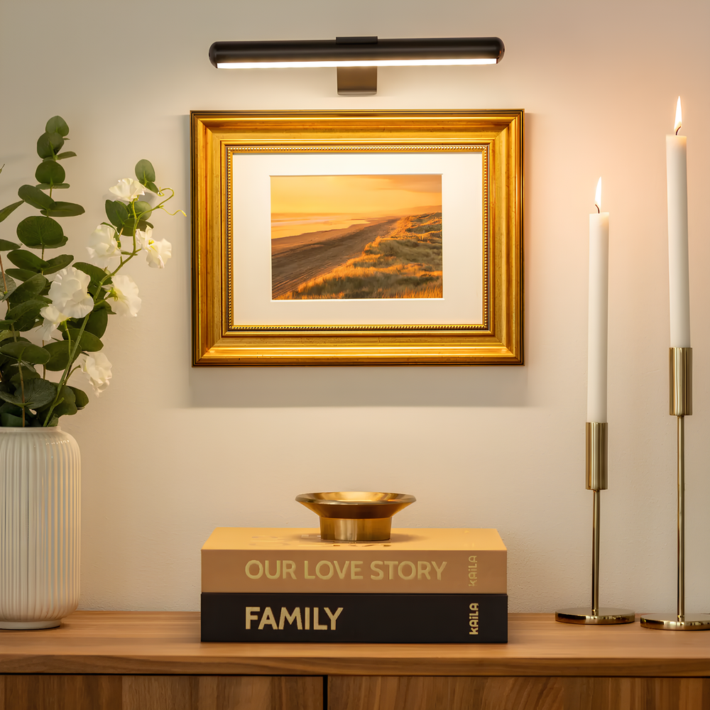 Draadloze Oplaadbare Schilderijlamp | Snoerloze Wandverlichting voor Kunst