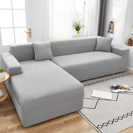 Housse de canapé extensible | Housse de canapé élégante avec tissu structuré