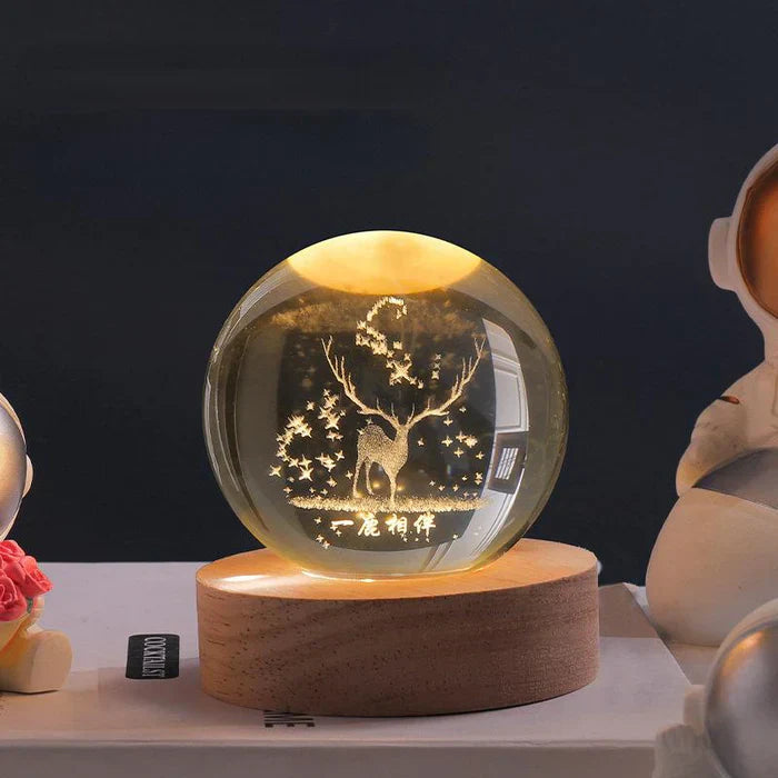 Luminous LED Ball | Rechargeable Lamp for Ambient Lighting
