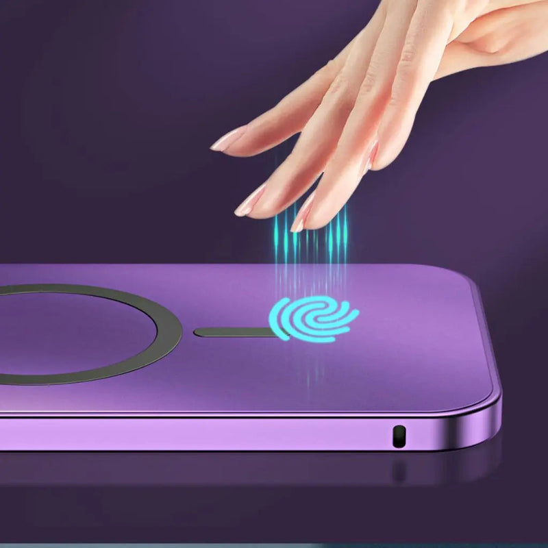 Magnetische Metalen Telefoonhoes | Strakke Matte Beschermhoes voor iPhone
