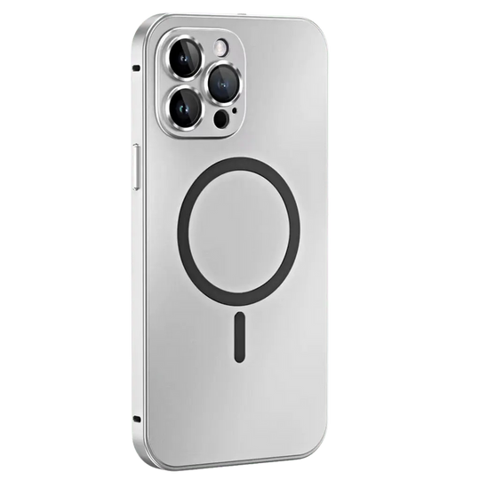 Magnetische Metalen Telefoonhoes | Strakke Matte Beschermhoes voor iPhone