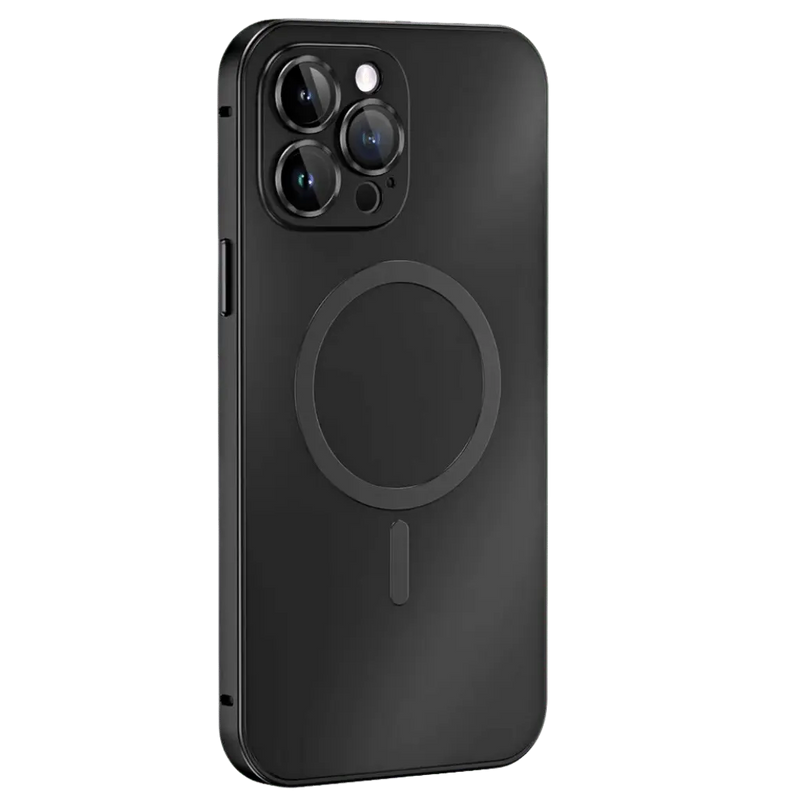 Magnetische Metalen Telefoonhoes | Strakke Matte Beschermhoes voor iPhone