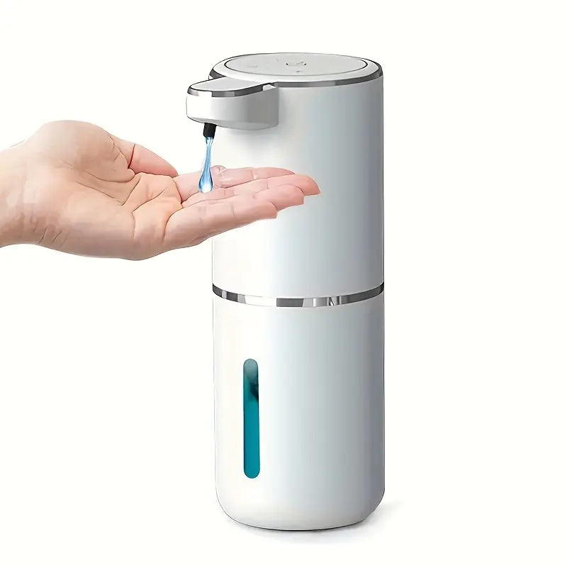Dispenser di Sapone Senza Mani con Sensore | Sistema di Ricarica Automatica per Sapone Liquido, Ricaricabile USB per Cucina, Bagno