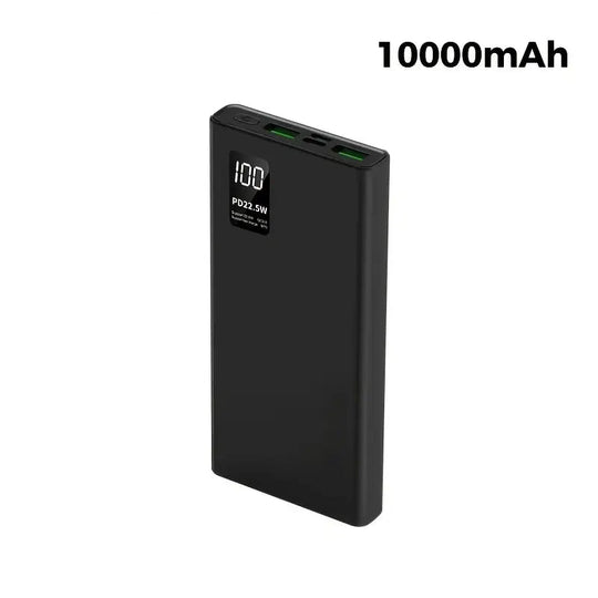 Powerbank portatile 22.5W | Batteria esterna USB C a ricarica rapida per telefono e tablet