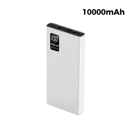 Powerbank portatile 22.5W | Batteria esterna USB C a ricarica rapida per telefono e tablet