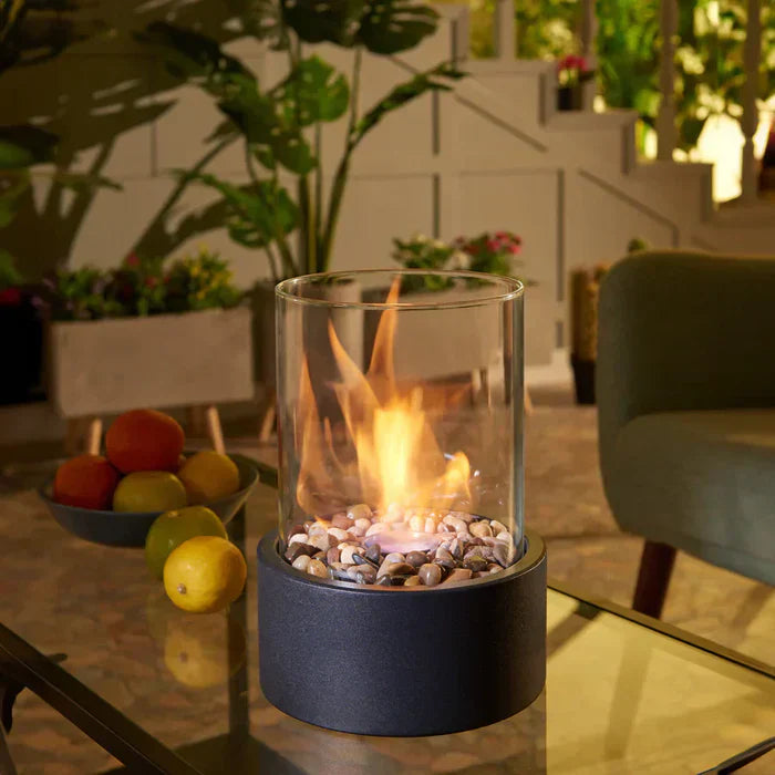 Cheminée de table portable | Mini cheminée bioéthanol pour décoration d'automne